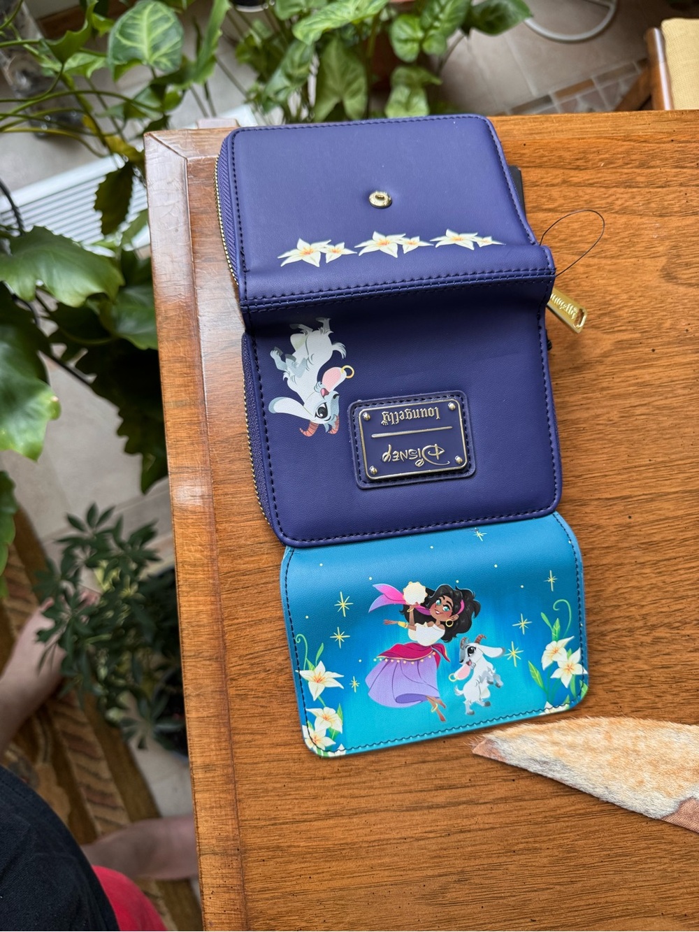 Loungefly Navy and Teal Disney Princess Bifold Wallet